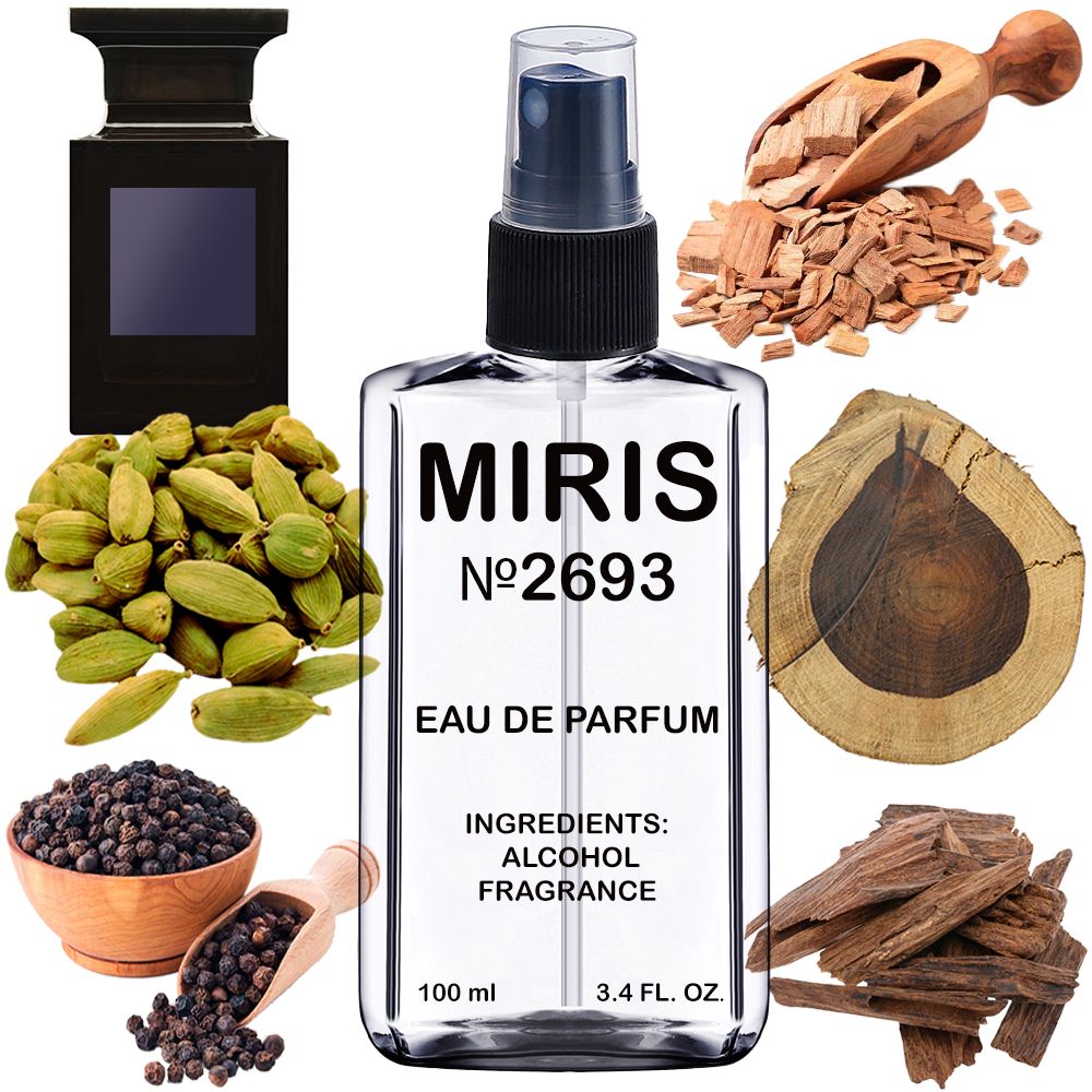 MIRIS №2693, If You Like Oud Wood, Long-Lasting Unisex Perfume 100 ml